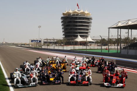 Feltet anno 2010
(Foto: Force India)